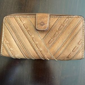 Fossil brown leather walllet